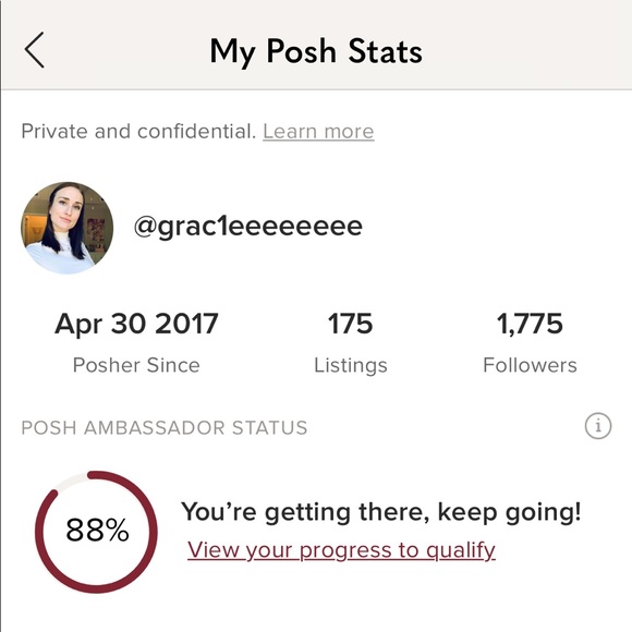 My posh stats ! ๐ - Picture 2 of 2